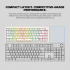 Fantech ATOM X66 MK614 RETRO Wired Mechanical Keyboard Black – Ice Apricot Switch